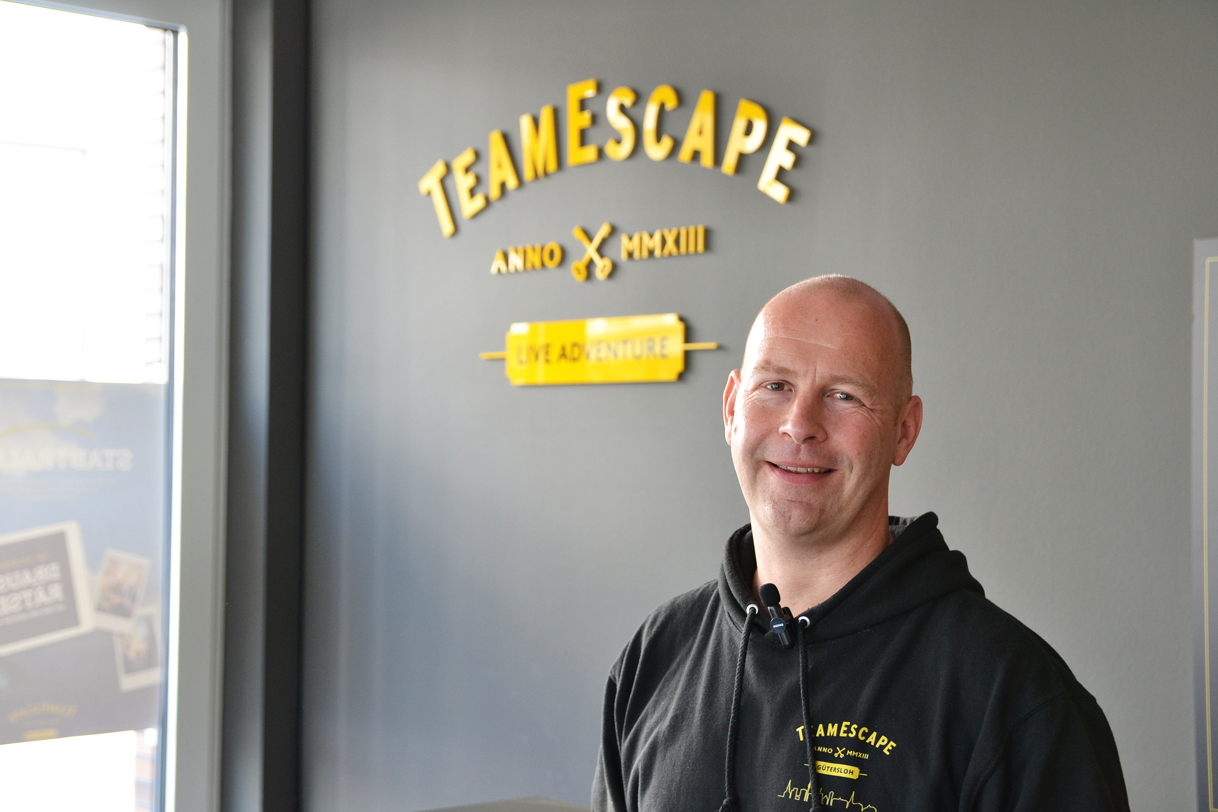 Macht das Einsperren zum Spaß-Faktor: Carsten Teismann Gründer von ‚TeamEscape Gütersloh‘