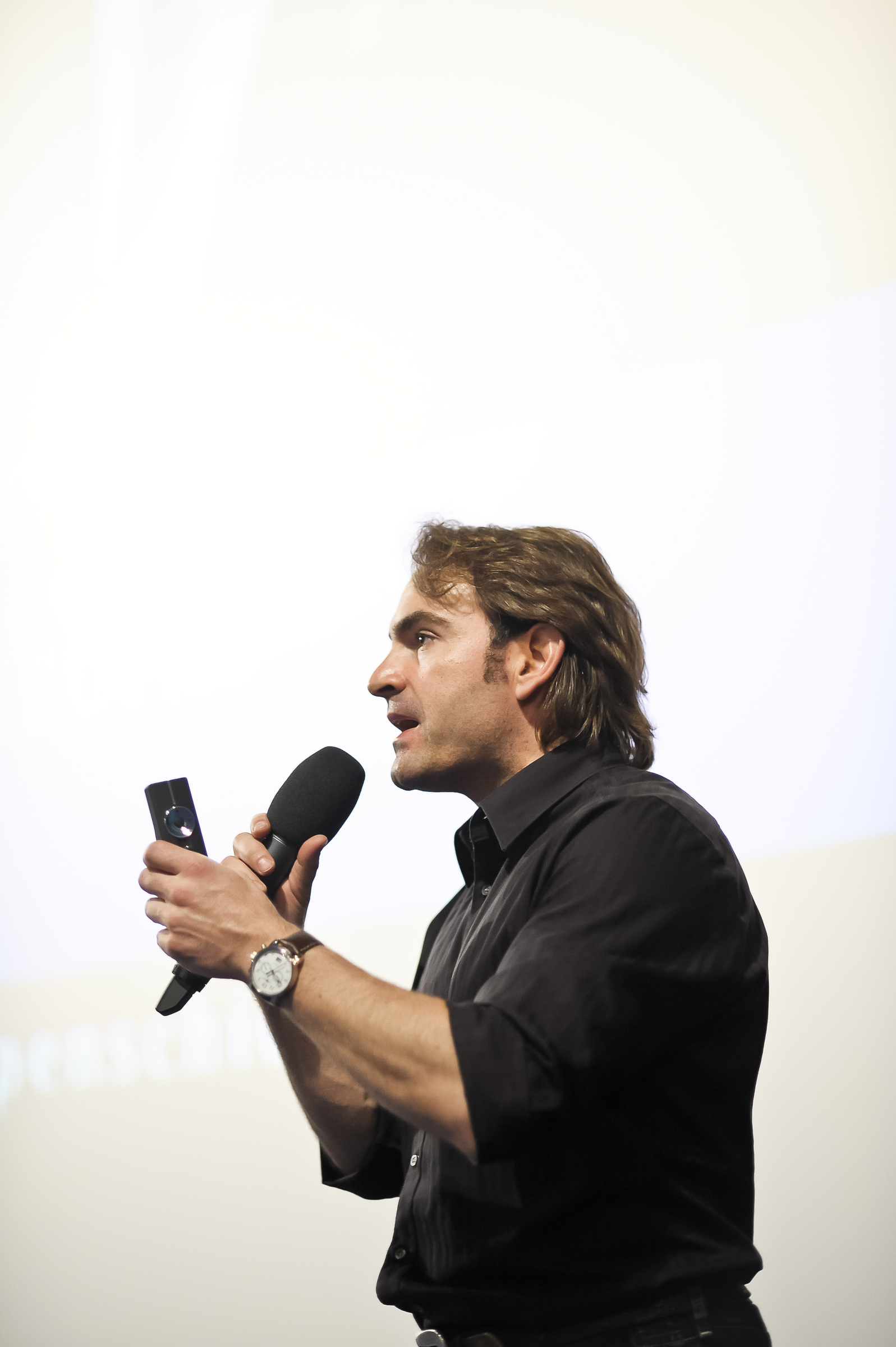 Ingo Espenschied möchte im Rahmen der multimedialen Veranstaltung Klarheit in die Klimadebatte bringen. Quelle: DOKULIVE