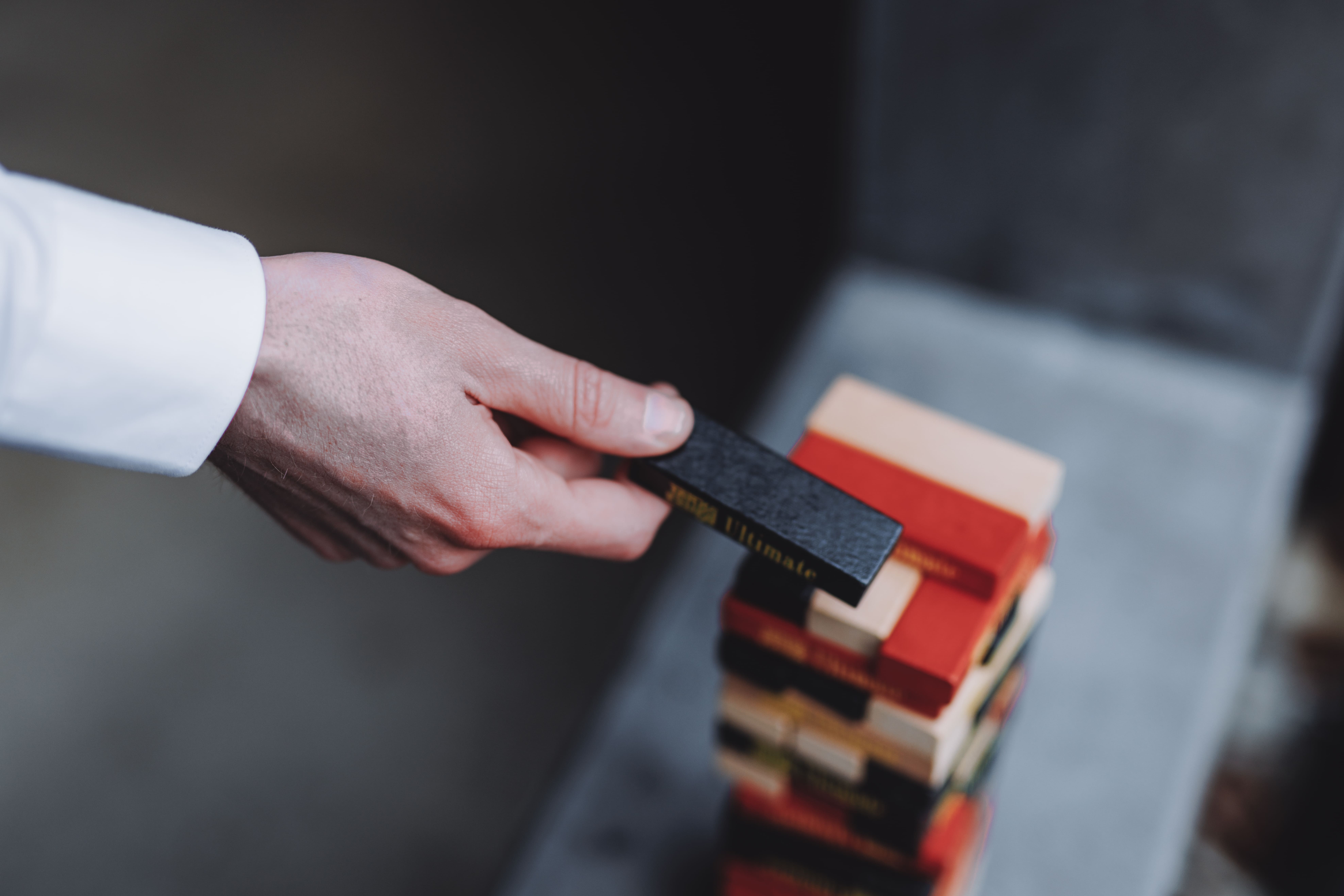 Bild zeigt Jenga-Steine