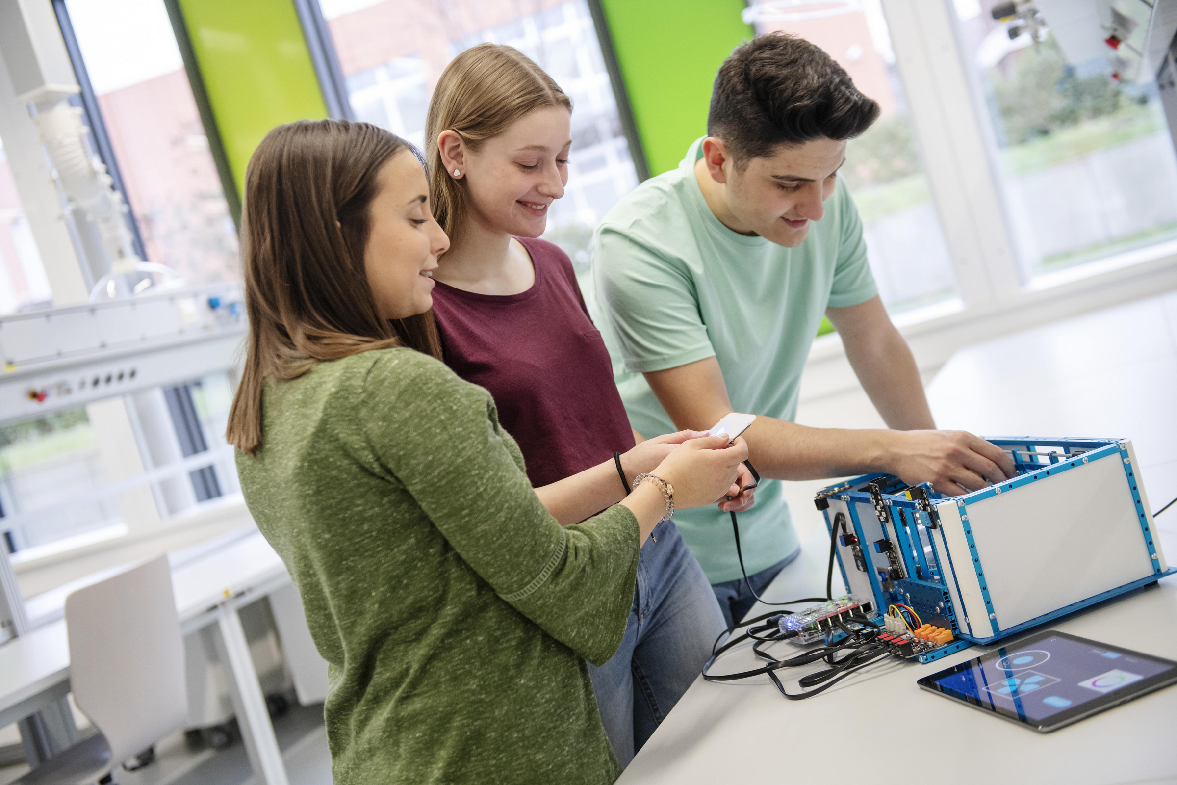 Eine Gruppe Schüler